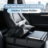 For Tesla Model YL/3 Y 2024-2026Highland Juniper Hidden Tissue Holder Box Seat Back Console Flocking Storage Bag Car Accessories