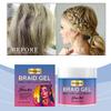 Edge Control Braid Styling Gel Control Frizz and Edges Gel Smooth Hair Wax Frizzy Hair Edge Styling Gel 100g