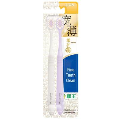 Fine Tooth Clean Wide & Thin Gum Care Toothbrush, 2-Pack