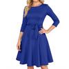 Women's Cocktail Dresses 3/4 Sleeve Vintage Wedding Guest Dress
