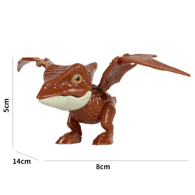 Jurassic Finger Dinosaur  Tyrannosaurus Model Toys For Kids Finger Biting Dinosaurs Movable Joints Dinosaur Toy For Boy Gift