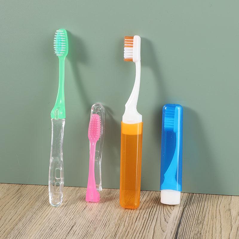 5/10Pcs Travel Portable Folding Toothbrush Super Soft Bristle Toothbrush Fold Camping Hiking Outdoor Easy To Take Teethbrush