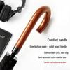 TianXiuMei Retro Solid Wood Handle Golf Umbrella