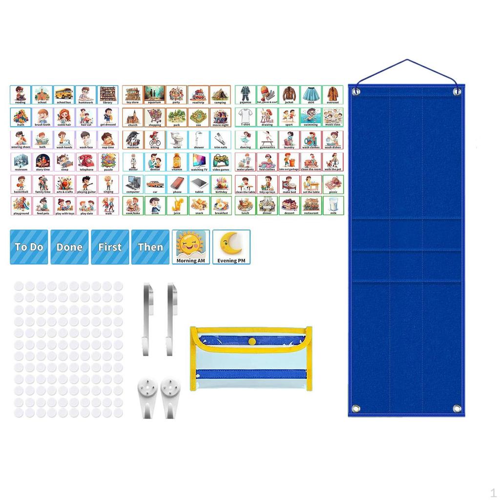 Visual Schedule Calendar Chart for Kids Children Routine Chores Teaching Props Behavior