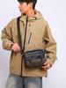 Bolsa Transversal Masculina Moderna de Alta Capacidade: Casual Clássico Business Ombro & Combo Mochila Pequena