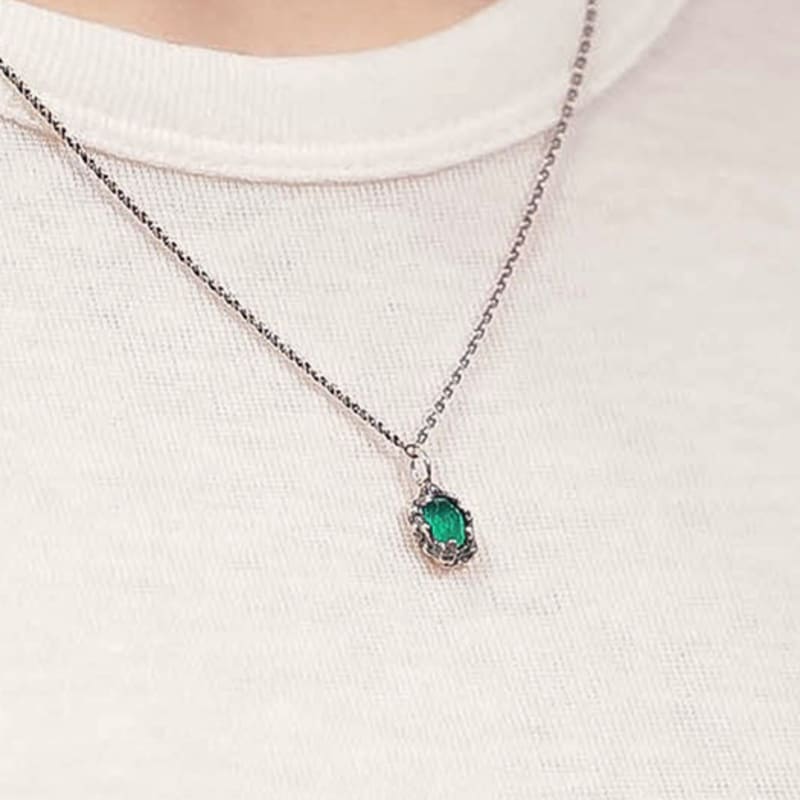 HARANG HR 213N_Green Onyx Necklace