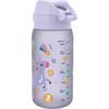 Gourde Enfant - Ion8 - 350ml - Anti-Fuite - Rose - Motif Licornes
