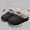 Thick-soled Cotton Shoes, Indoor Home Anti-slip, Warm, Fleece Waterproof Slippers for Women