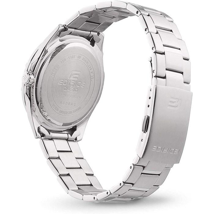 Casio Men's Analog Quartz Watch Stainless Steel Band EFR-S108DE-3AVUEF Silver