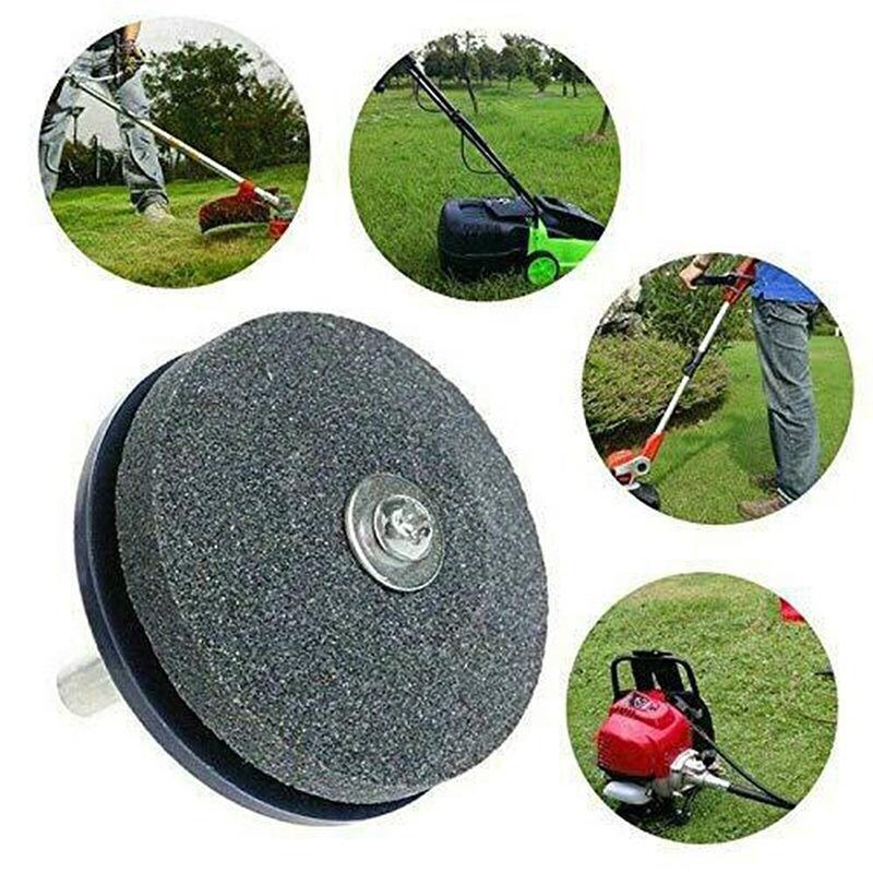 1Pcs Lawn Mower Sharpener Lawnmower Sharpener for Power Hand Drill for Power Hand Drill Knife Sharpening Stone Grindstone
