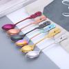 Creative Japanese Rose Gold Stainless Steel Coffee & Dessert Spoon - Perfect for Kids & Weddings