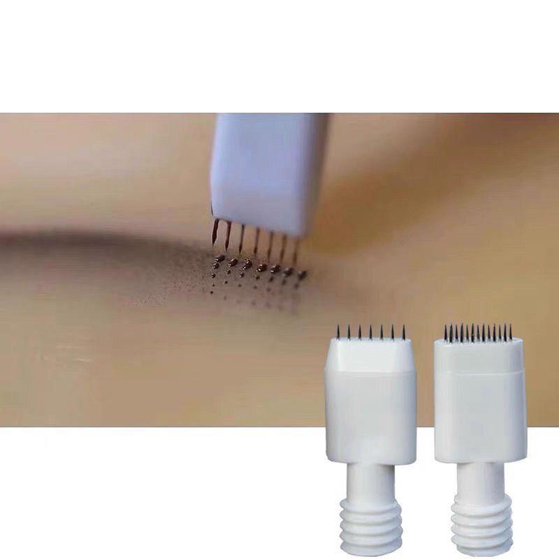 2Pcs Microblading Tattoo Fog Needles Permanent Makeup Manual Pen Tattoo Needle Light Oxygen Needles For Fog Eyebrow Lip Eyeline