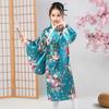 Bathrobe Gown Children Japanese Kimono with Obi Cosplay Costume Vintage Haori  Kids Boys Girls
