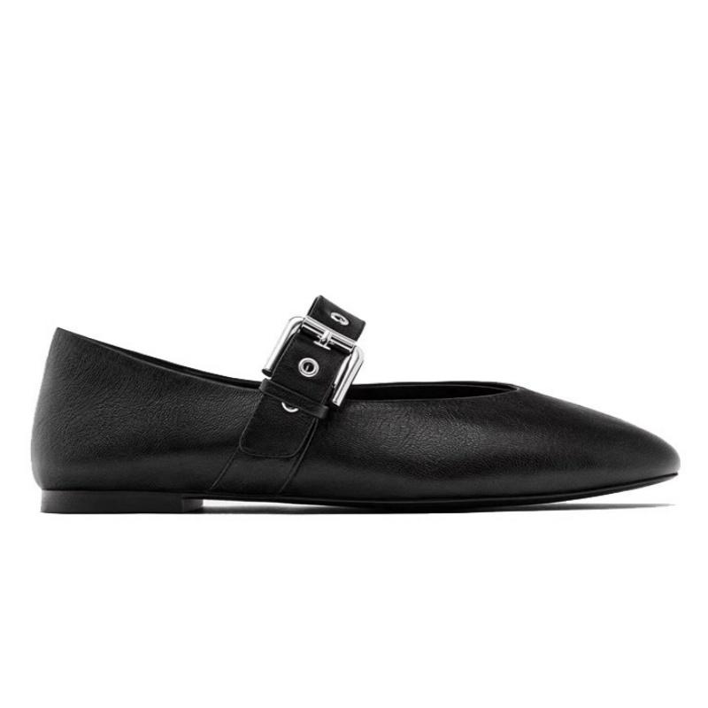 Mode 2025 Damen Ballerinas Schuhe Flacher Ausschnitt Herbst Spitzschuh Slipper Ballerinas Neu Herbst Leopard Retro Kleiderschuhe Zapatos De Mujer