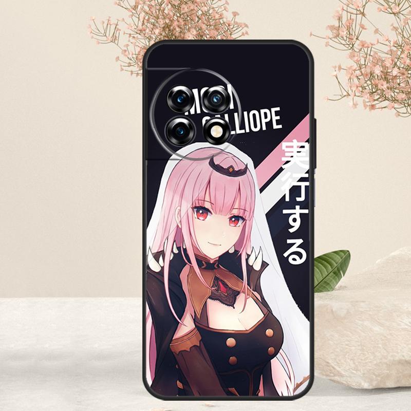 Hololive Mori Calliope Case For OnePlus Nord CE 4 3 2 Lite 2T N10 N20 N30 OnePlus 12 11 9 10 Pro 8T 10T 12R Cover