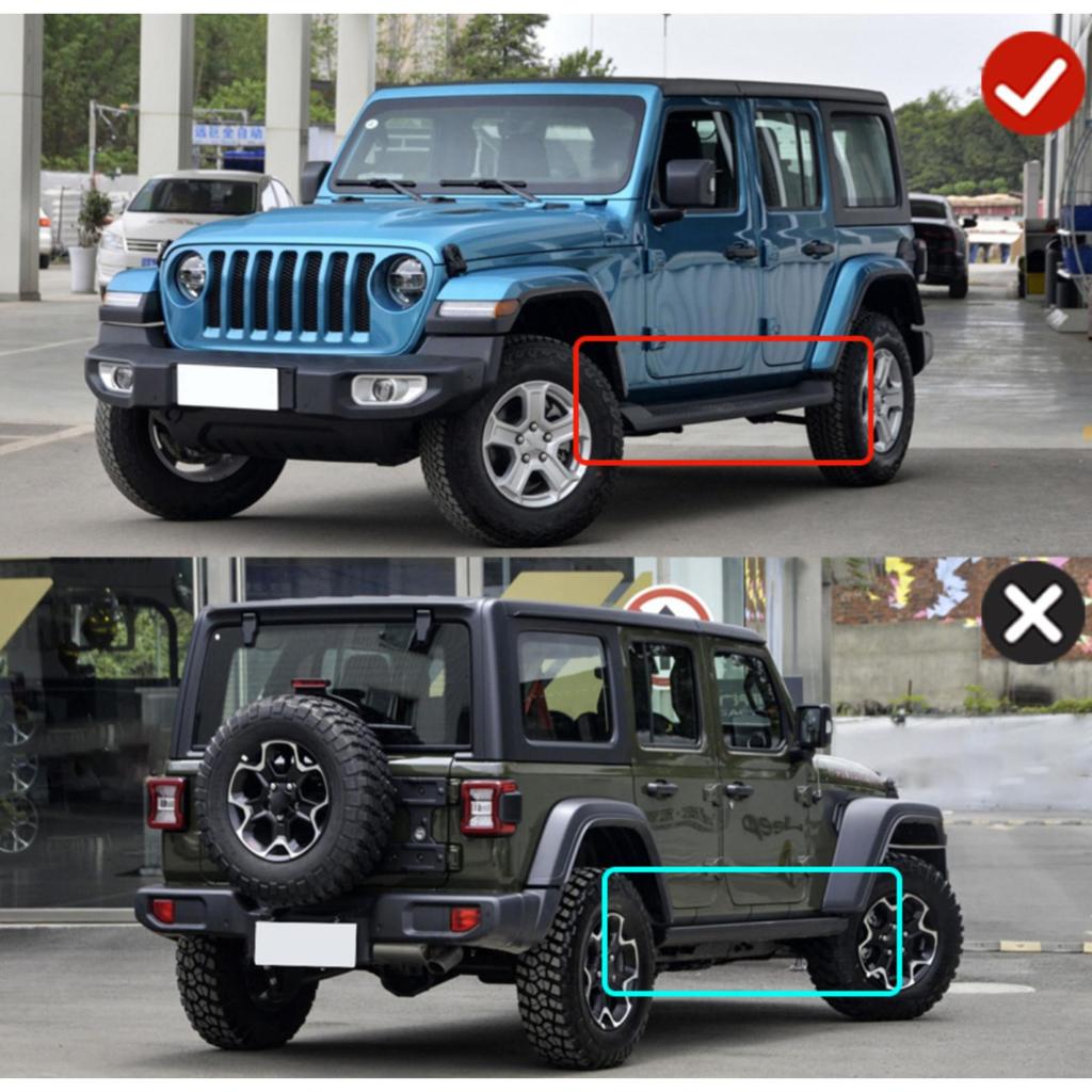4PCS Car Mud flaps Splash Guards Mudguards Car Mud Flaps Compatible with Jeep Wrangler Sahara JL 2019 2020 2021 2022