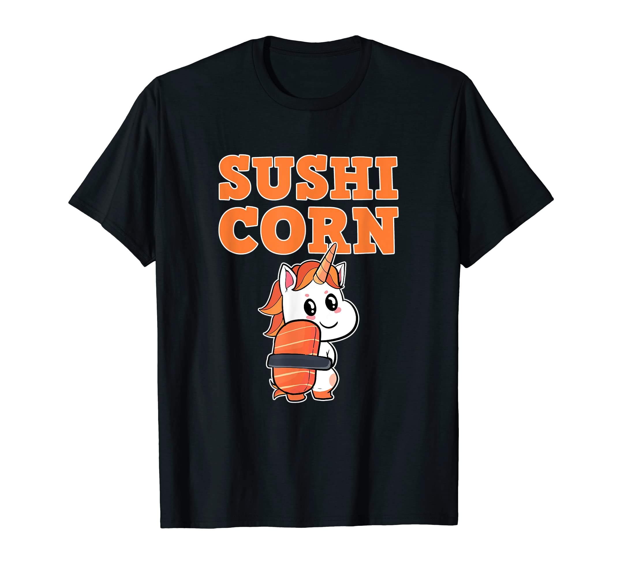 

Футболка Sushi Unicorn Sushi Anime Figure Sashimi Foodie Manga чёрный