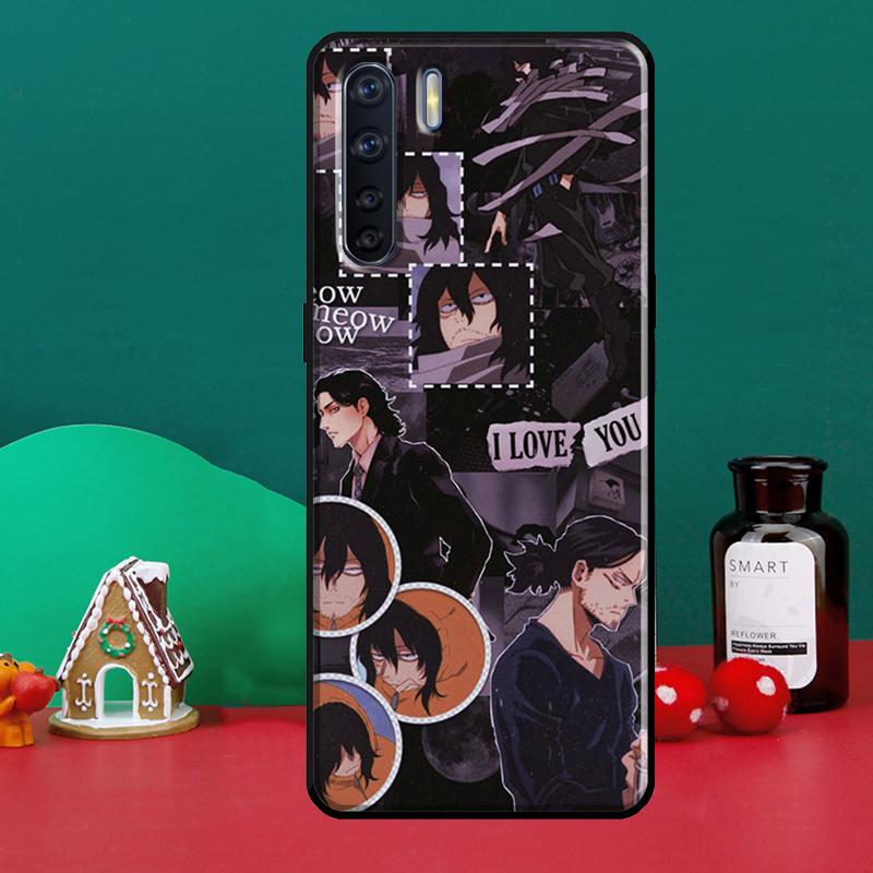 My Hero Academia Aizawa Shouta Case For OPPO A5 A9 A31 A53 2020 A53S A1K A3S A5S A15 A52 A72 A83 A91 A54 A74 A94 Coque