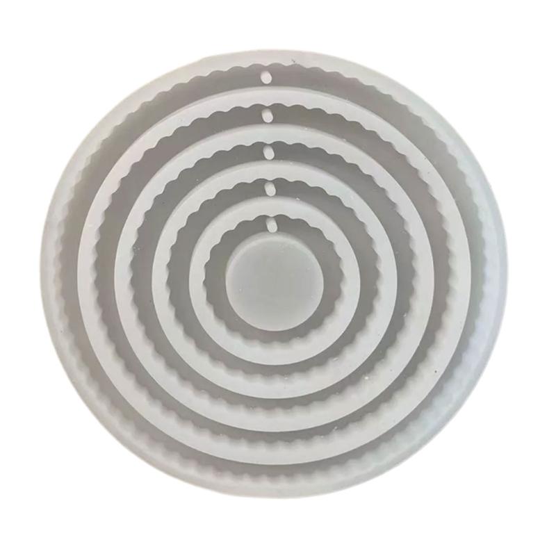 

Striped Round Wall Hanging Molds Silicone Molds Handmade Ornament Molds Plaster Molds Castings Molds Home Decorations 1