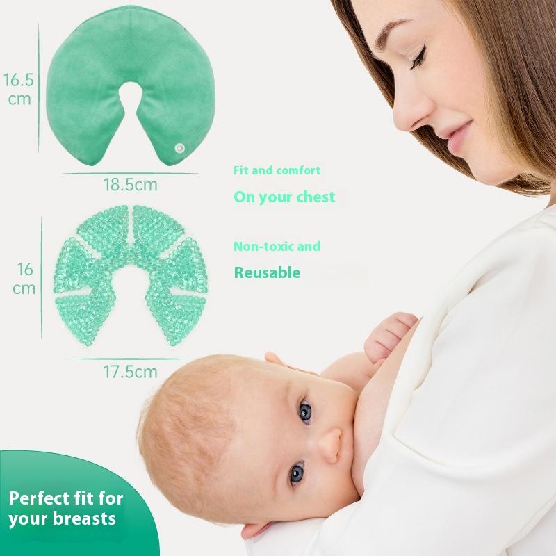 1Pcs Petal Design Breast Therapy Pads Ice Compress Reusable Breastfeeding Gel Pads Ice Pack Pain Relief Patch
