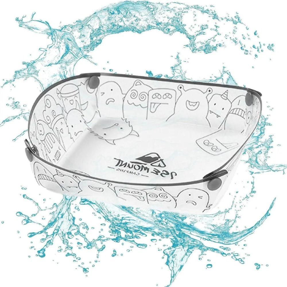 Lightweight Foldable Camping Tableware Multi-purpose Camping Folded Dish  Utensils for Hike