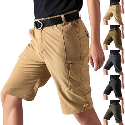 Men's Summer Workwear Shorts Loose Casual Five-Point Pants Men's Summer Color Casual Cargo Shorts