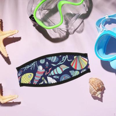 Bekvämt dykmaskbandsskydd för vattenaktiviteter