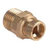 Brass Drain Cock Electric Power Equipment 1/4NPT 4PN External Thread Single Acting Normally Open Straight-through