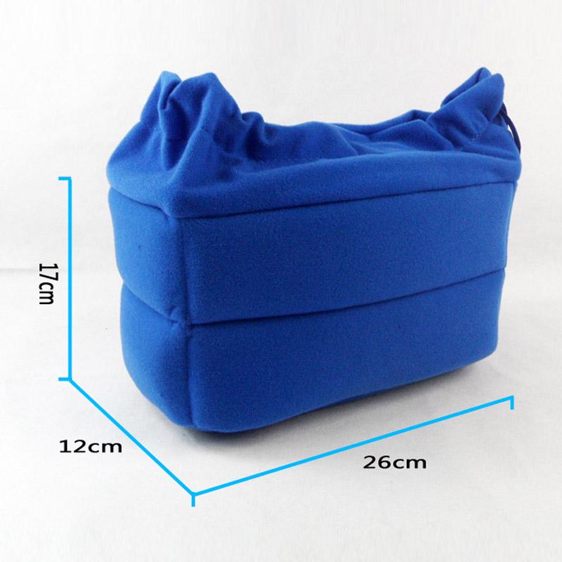 New Shockproof DSLR SLR Camera Bag Partition Padded Velvet Insert Protection Case