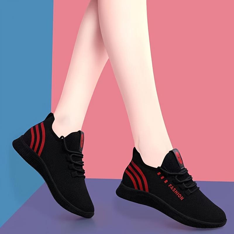 Leichte und atmungsaktive lässige Sportschuhe für Damen, bequeme Laufschuhe für draußen mit weicher Sohle, Damenschuhe