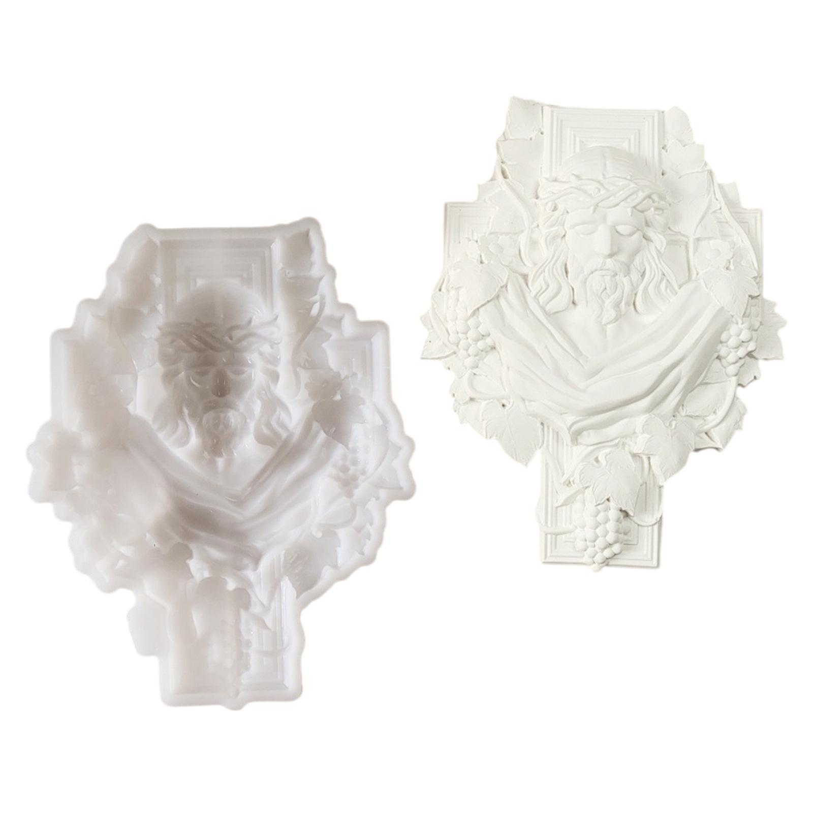 

Silicone Religious Wall Decoration Mould Plaster Mold for Home and Offices Decoration Crafting Wall Ornament Mould 1