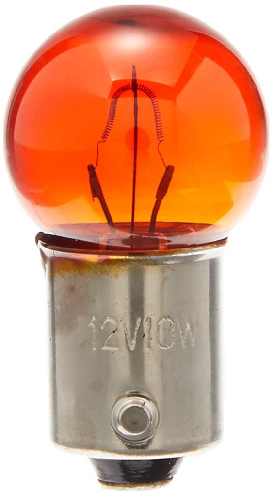 Kijima 217-6020 Motorcycle Parts Bulb, Single Amber, G14, , 10W, Pack of 2