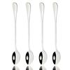 4Pcs Juice Coffee Stirring Spoon Set Colorful Cutlery Tea Spoon Dinnerware Ice Cream Long Handle Scoop Silverware Kitchen Tools