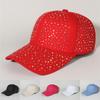 New Trendy Versatile Popular Style Baseball Cap with Rhinestones, High Top and Hard Top