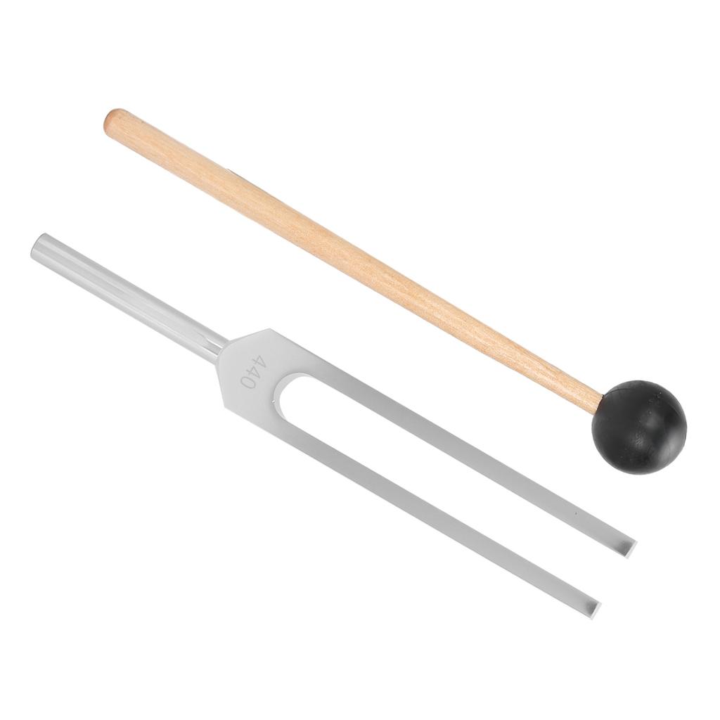 440HZ Klangheiltherapie Stimmgabel Aluminiumlegierung Stimmgabel Hammer Werkzeugset