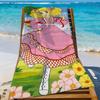 Cartoon C-Candy Candy Kawaii Towel Sports Quick Dry Travel Camping Gear Sandproof Soft Light Large Beach Towel
