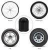 Universal Plastic Tire Valve Stem Caps with Rubber Ring Black Dustproof Air Valve Cover for Car Motorcycle Bike Wheel Tyre Valve Stems 1