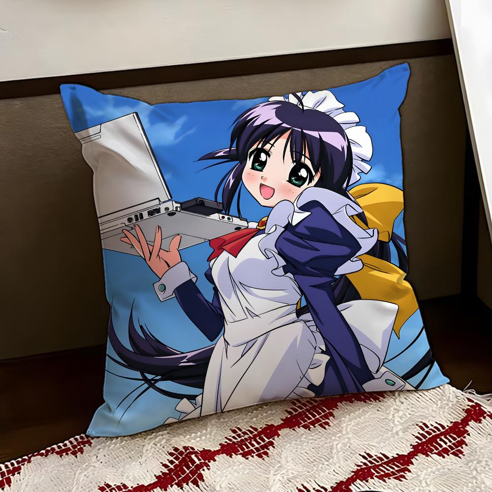 Anime MMahoromatic Kuddfodral Vändbart Mjukt Slitstarkt Kuddfodral Hem Bil Multifunktionell Användning för Daglig Komfort