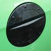 Carbon Fiber Filler Fuel Door Tank Gas Cap Decor Cover Trim For Ford Mustang ABS