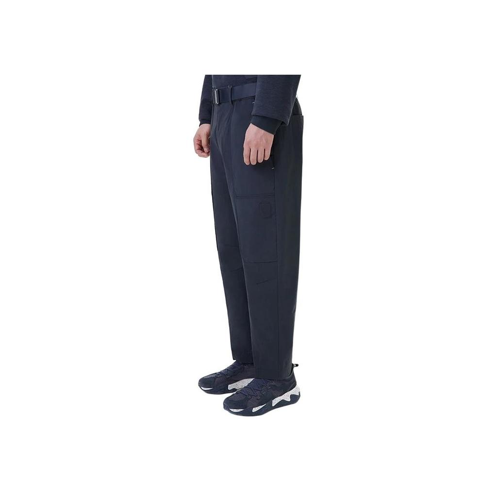 Li Ning Jackie Chan Kung Fu Series Xiantian Yiqi Straight Loose Casual Pants Men Pants Charcoal-Black AKXT037-1