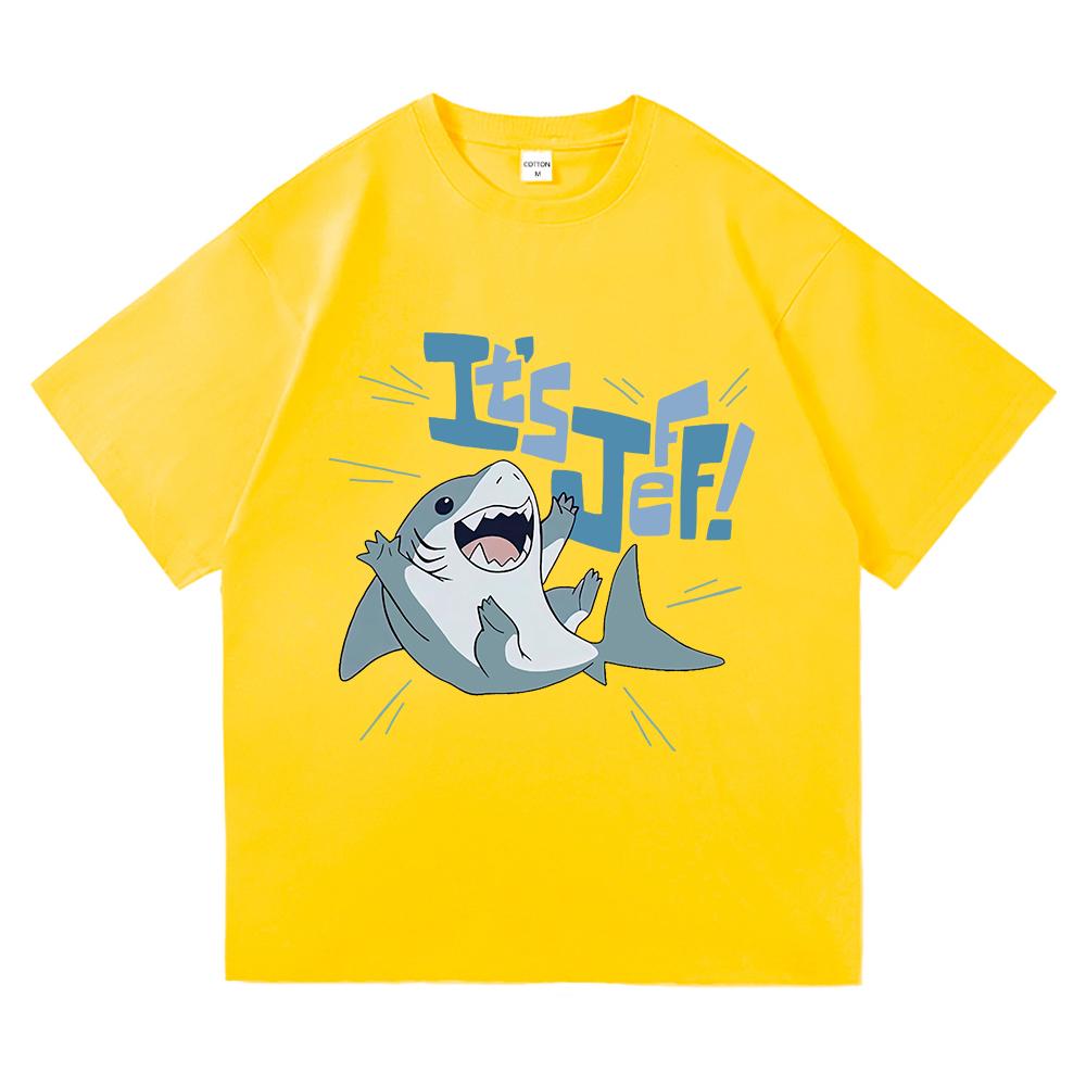 Vintage Jeff The Land Shark The Eras Tour T Shirt Fashion Men Funny Cute Landshark Tshirt Unisex High Quality Cotton Tees Shirts