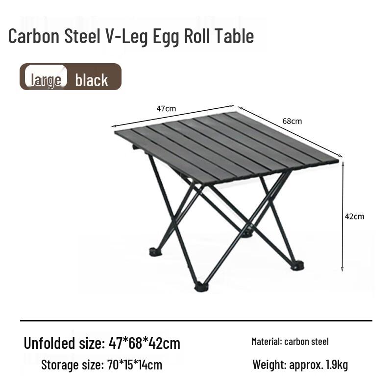 ZISIZ Outdoor Portable Folding Table