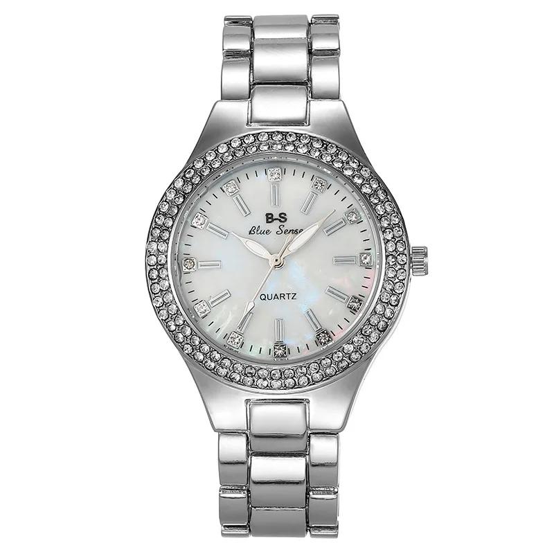 Fashion Ladies Wrist Watches Dress Gold Watch Woman Crystal Diamond Watches Stainless Steel Silver Clock Women Montre Femme