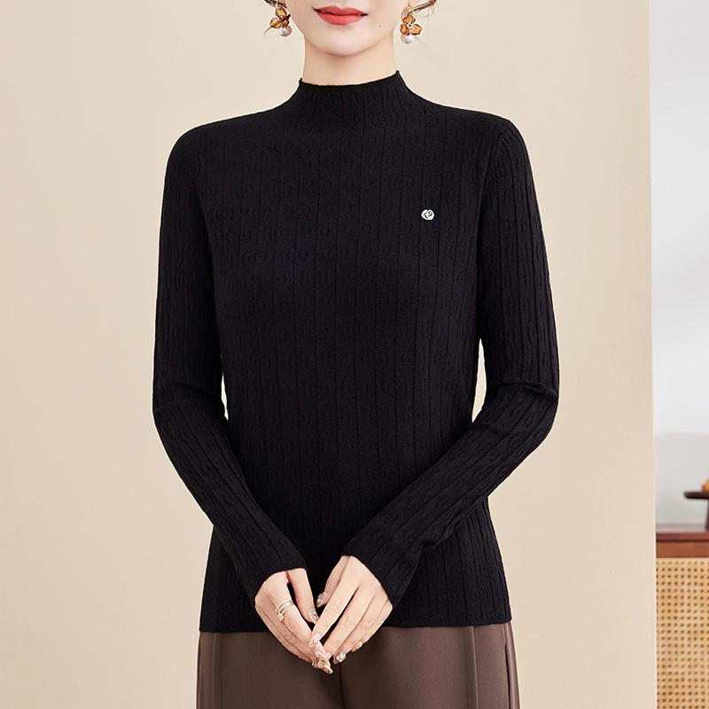 2025 New Winter Knit Sweater for Middle-aged Women - Stylish Base Layer