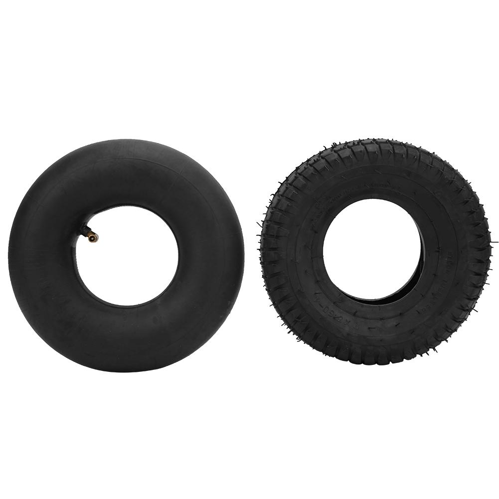 9X3.50 4 Black Durable Rubber Outer Tire Inner Tyre Combination Accessory for Electric Scooter