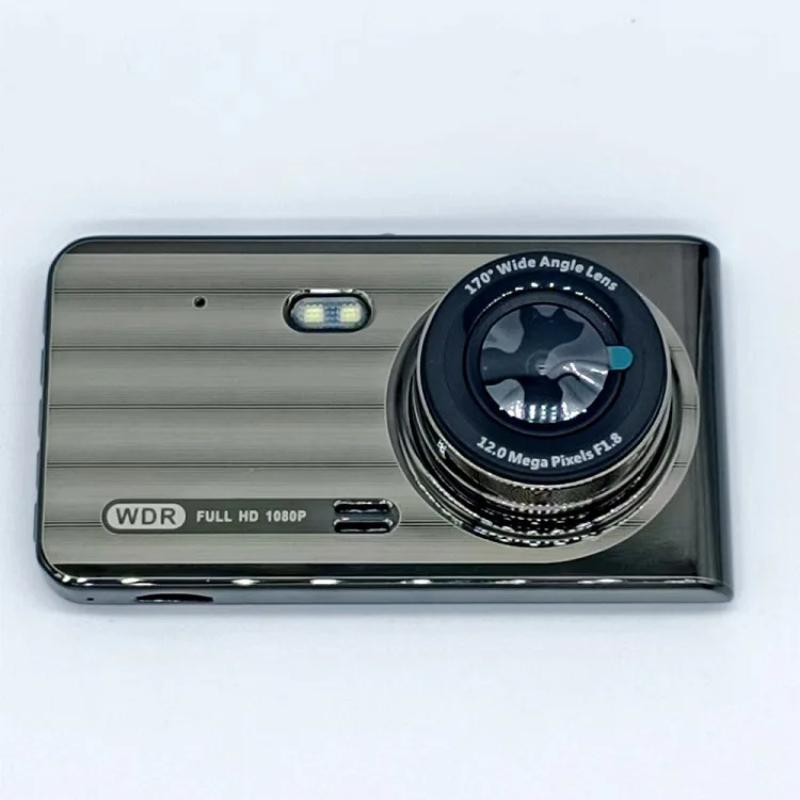 4.0-inch High-definition Driving Recorder WIFI Wireless Mobile Phone Interconnection Car Dual Lens Dual Recording