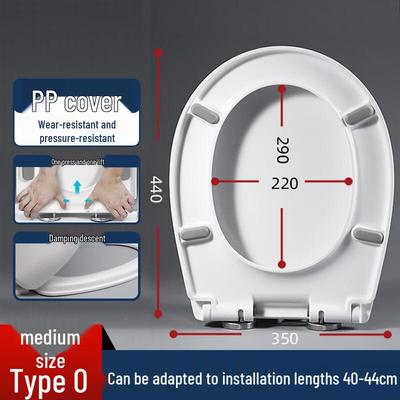 Homeglen Universal Soft-Close Toilet Seat