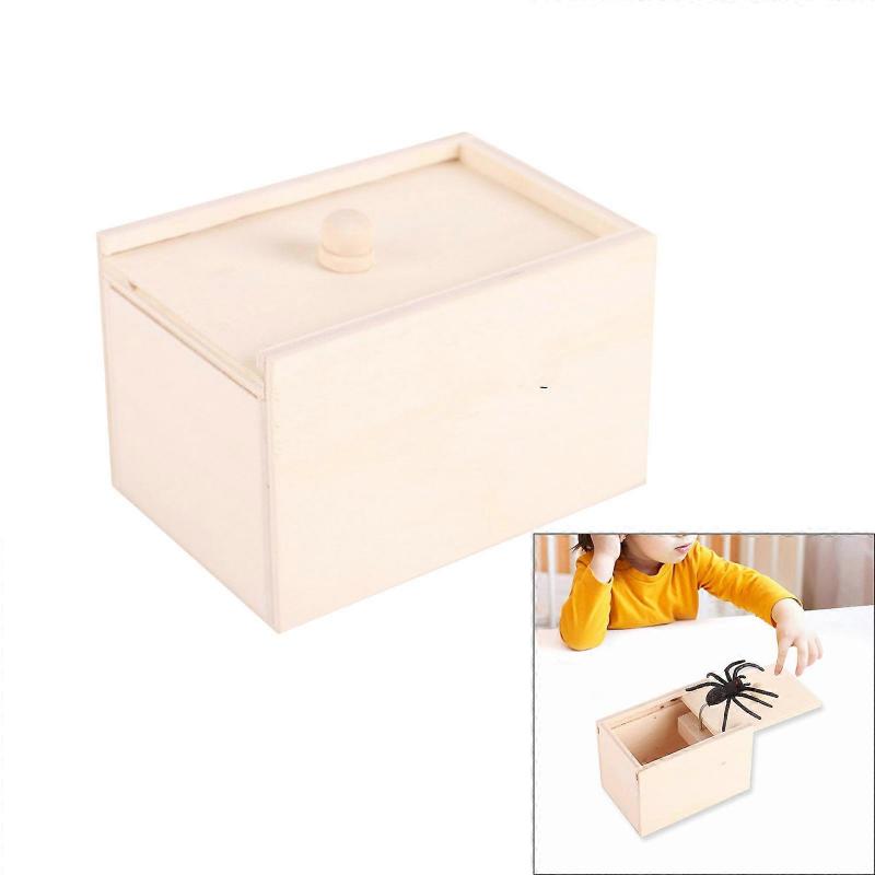 Fashion Funny Prank Spiders Tricks Box Accessory for Startling Laughs At Social Event and Gatherings Daily Use
