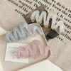 1pc Elegant Simple Wavy Claw Clip Shark Clip Imitation Acetate Hair Accessory New Mermaid Princess Clip