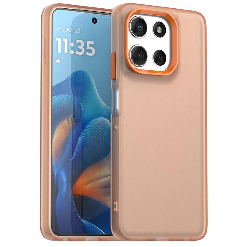 Anti-Drop Candy Color Case For Motorola Moto G56 Matte PC Transparent Back Case Moto G56 G66j G66y G86 Cover For Moto G56 Case